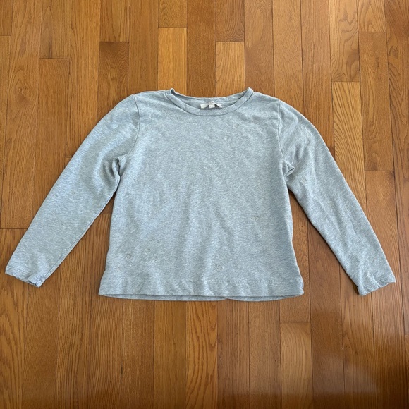 LOFT Sweaters - LOFT Gray Crew Neck Sweater Soft Knit Long Sleeve with Constellation Stitching